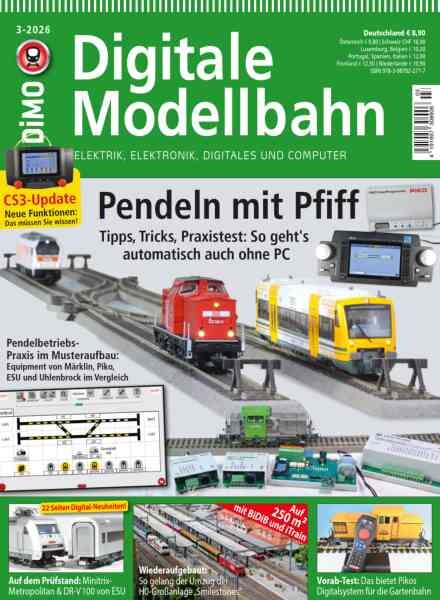 Digitale Modellbahn – N 3 2026 Cover