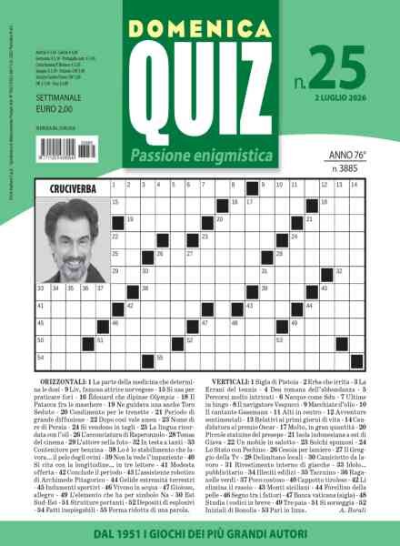 Domenica Quiz – 2 Luglio 2026 Cover