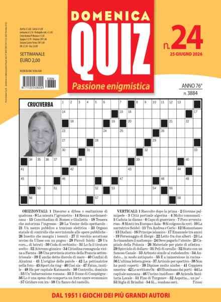 Domenica Quiz – 25 Giugno 2026 Cover