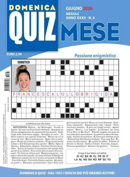 Domenica Quiz Mese – Giugno 2026 Cover