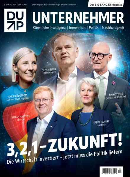 DUP Unternehmer-Magazin – Juni 2026 Cover