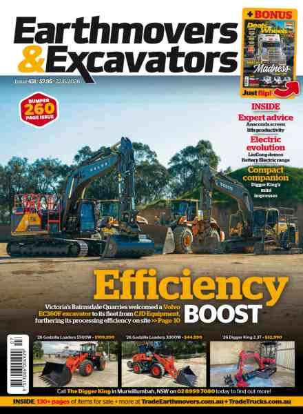 Earthmovers & Excavators – June 2026 Cover