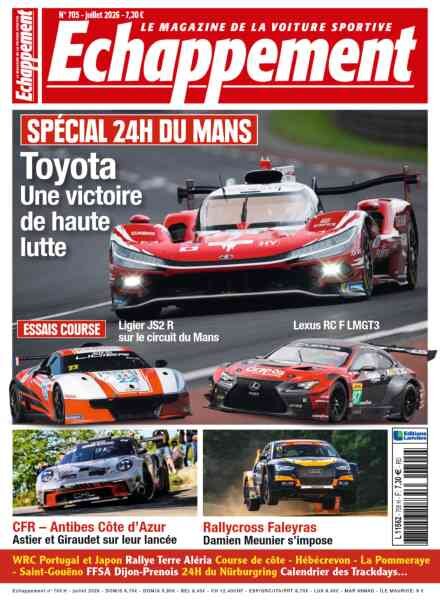 Echappement – Juillet 2026 Cover