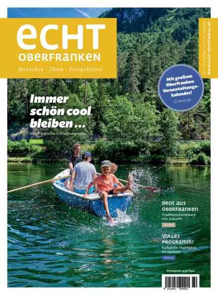 Echt Oberfranken – Juli-September 2026 Cover