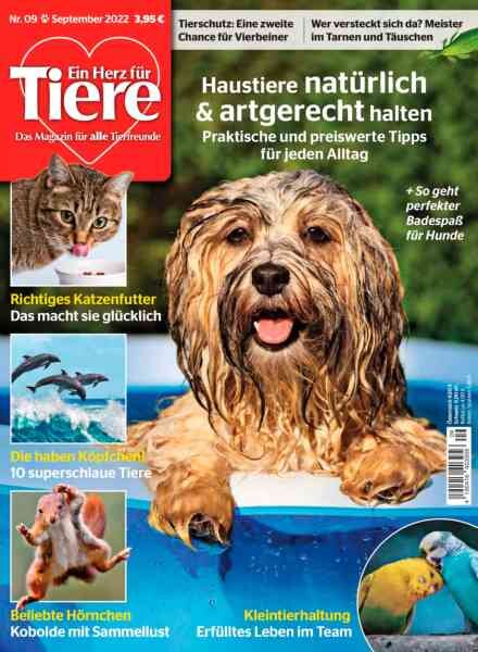 Ein Herz fur Tiere – September 2022 Cover