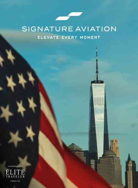 Elite Traveler – SigNature Aviation – Summer 2026 Cover