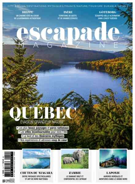 Escapade Magazine – Mai-Juillet 2026 Cover