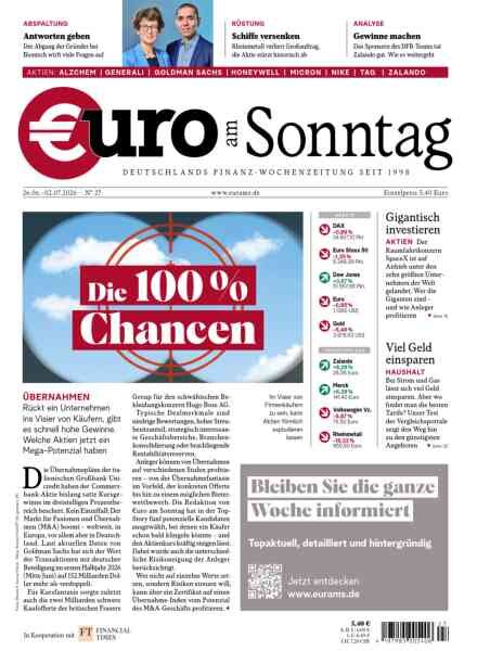 Euro am Sonntag – 26 Juni 2026 Cover