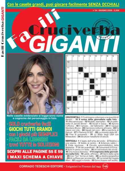 Facili Cruciverba – Giugno 2026 Cover