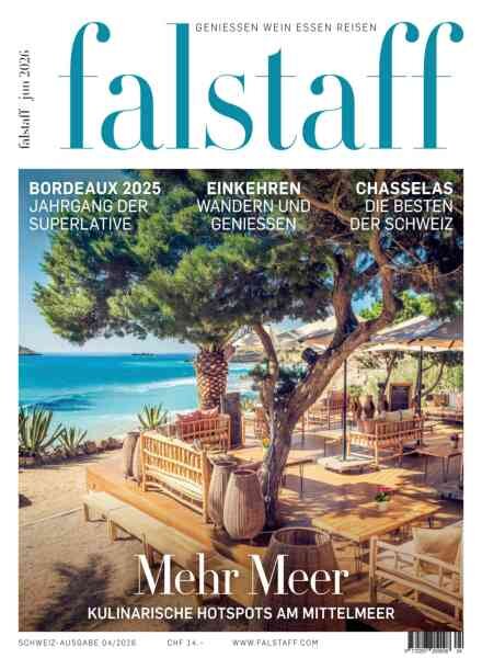 Falstaff Magazin Schweiz – Juni 2026 Cover