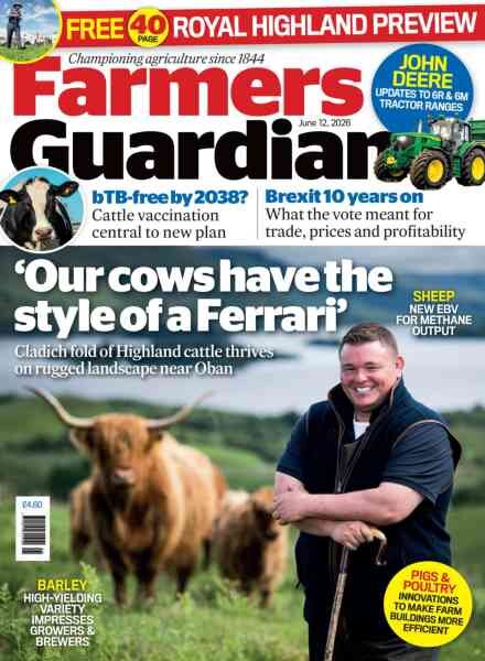 Farmers Guardian – 12 June 2026 Cover