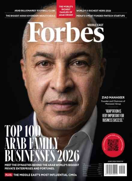 Forbes Middle East English Edition – June 2026 Cover