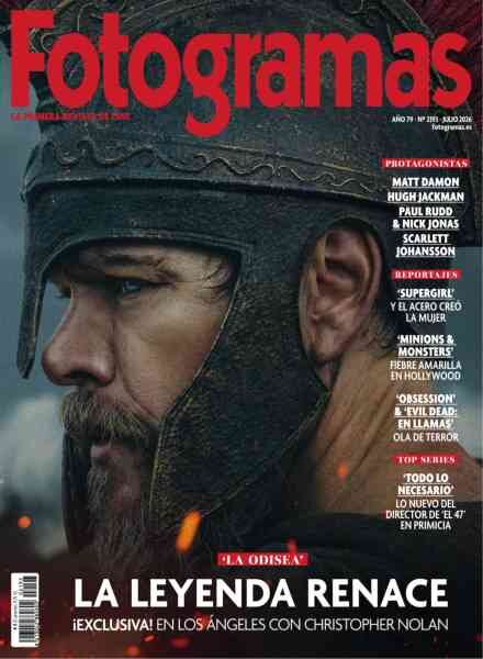 Fotogramas – Julio 2026 Cover