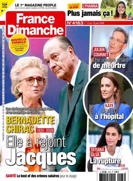 France Dimanche – 12 Juin 2026 Cover