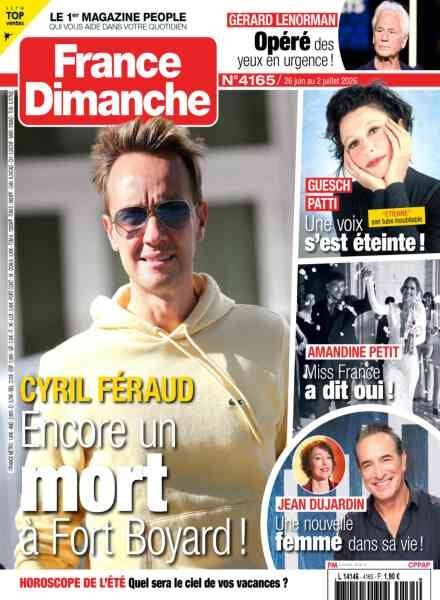 France Dimanche – 26 Juin 2026 Cover