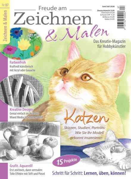 Freude am Zeichnen & Malen – Juni-Juli 2026 Cover