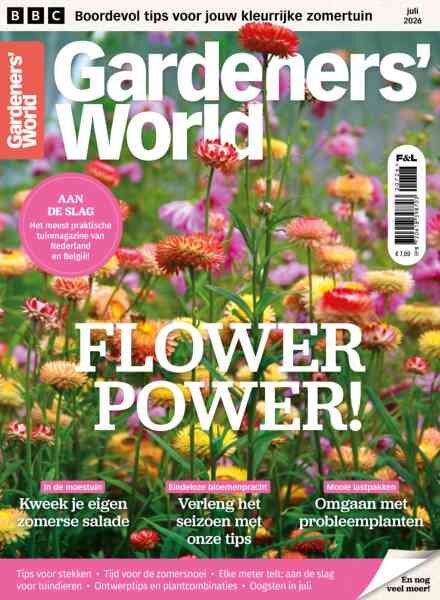 Gardeners’ World Netherlands – Juli 2026 Cover