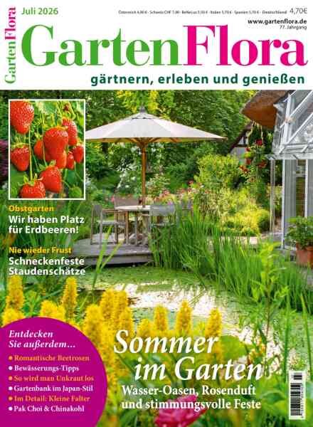 GartenFlora – Juli 2026 Cover