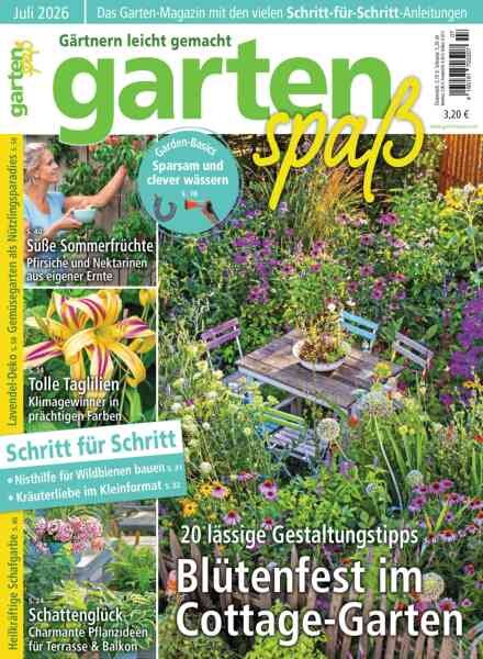 Gartenspass – Juli 2026 Cover