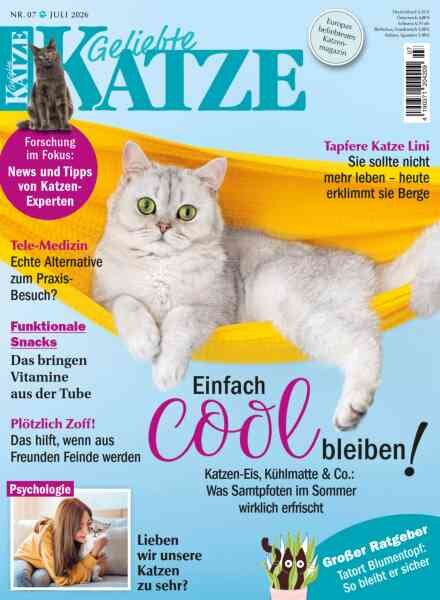Geliebte Katze – Juli 2026 Cover