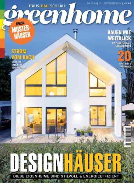 Greenhome – Juli-September 2026 Cover
