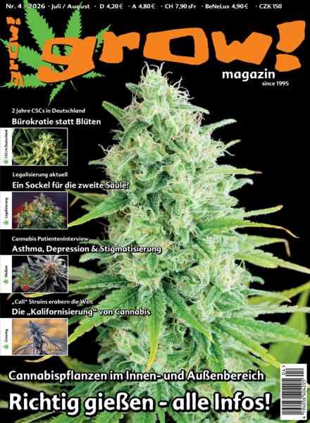 grow! Magazin – Juli-August 2026 Cover