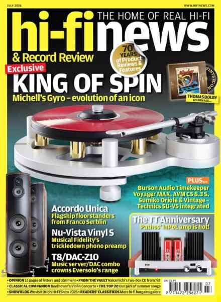 Hi-Fi News – July 2026 Cover