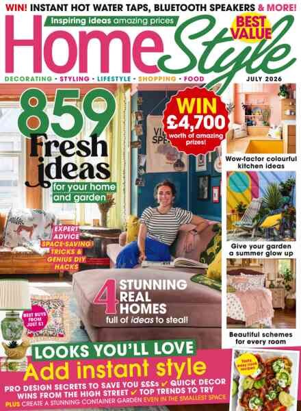HomeStyle UK – July 2026 Cover