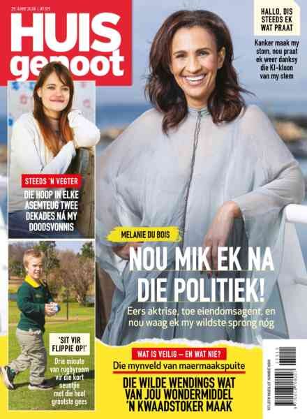 Huisgenoot – 25 June 2026 Cover