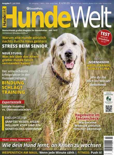 HundeWelt – Juli 2026 Cover