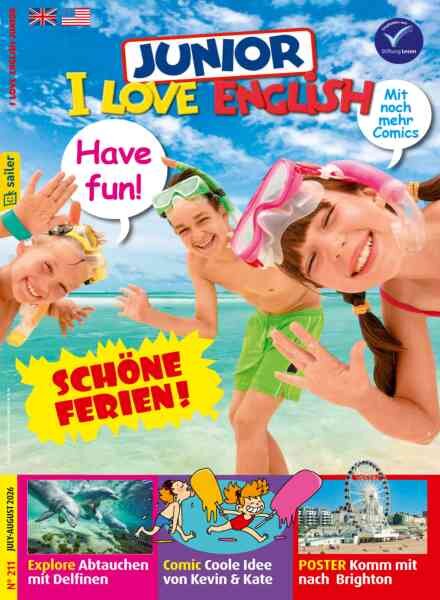 I Love English Junior – July-August 2026 Cover