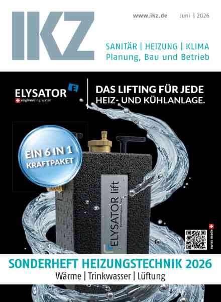 IKZ Sanitar Heizung Klima – Juni 2026 Cover