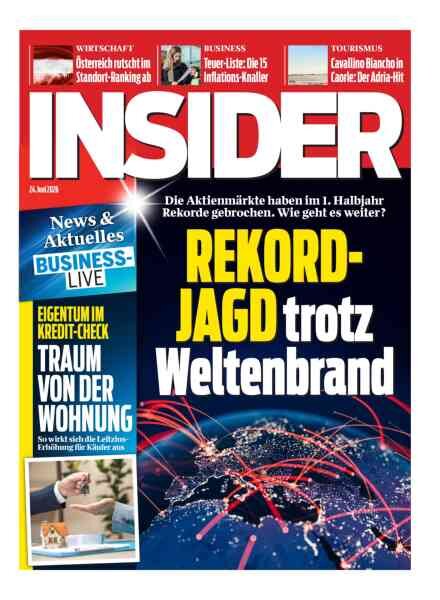 Insider Austria – 24 Juni 2026 Cover