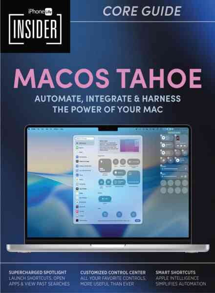 iPhone Life Magazine – MacOS Tahoe Guide 2026 Cover
