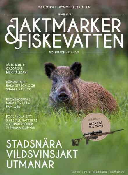 Jaktmarker & Fiskevatten – Juni 2026 Cover