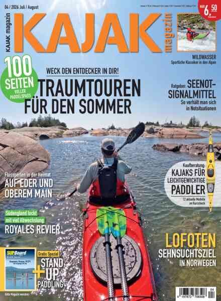kajak-Magazin – Juli-August 2026 Cover