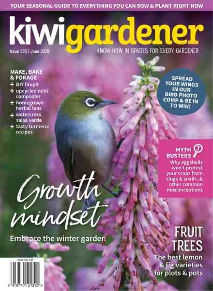 Kiwi Gardener – June 2026 Cover