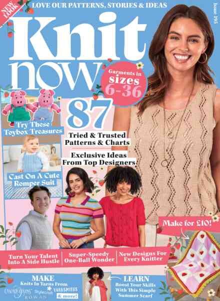 Knit Now – Issue 195 2026 Cover