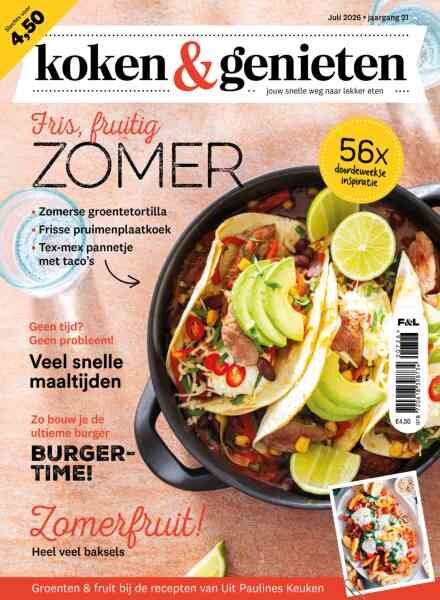Koken & Genieten – Juli 2026 Cover