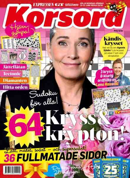 Korsord – 15 Juni 2026 Cover