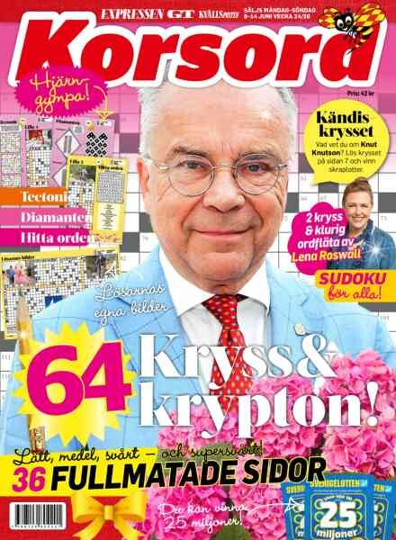 Korsord – 8 Juni 2026 Cover