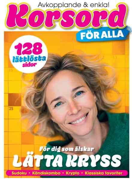 Korsord & Sudoku – 29 Maj 2026 Cover