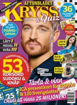 Kryss & Quiz – 22 Juni 2026