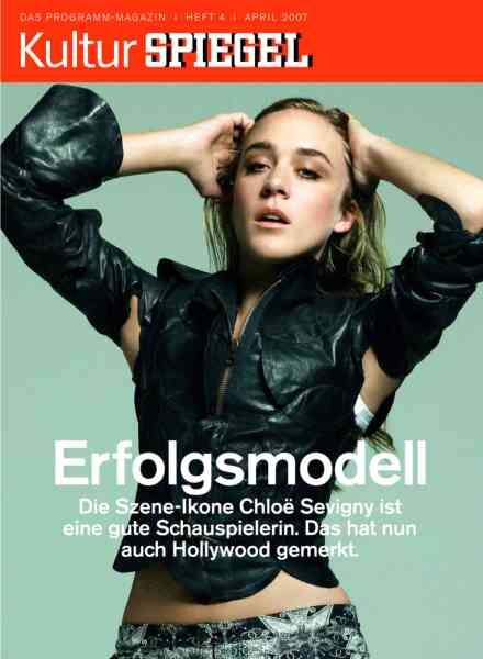 Kultur Spiegel – April 2007 Cover