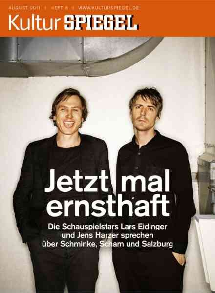 Kultur Spiegel – August 2011 Cover