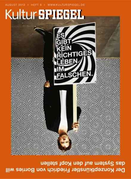 Kultur Spiegel – August 2013 Cover
