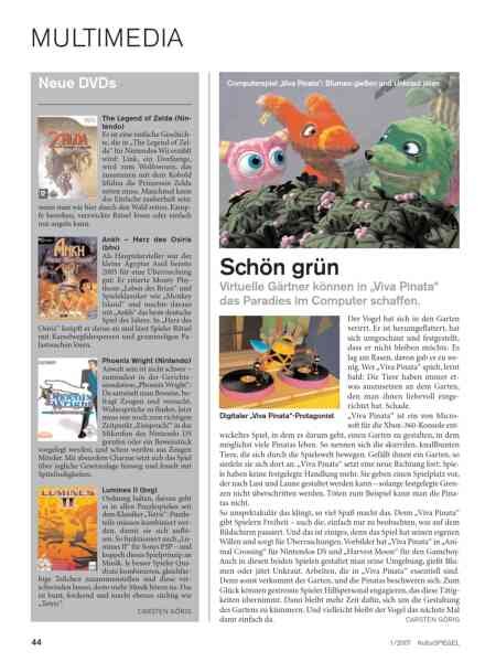 Kultur Spiegel – Januar 2007 Cover