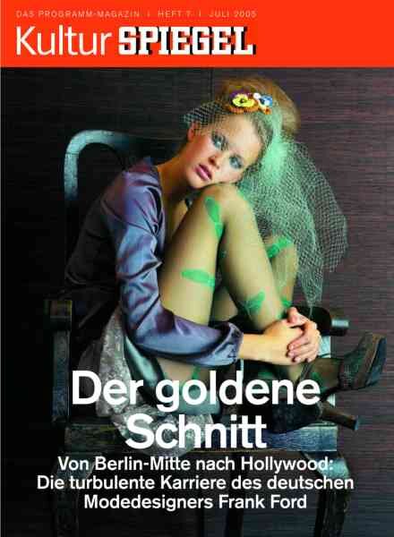Kultur Spiegel – Juli 2005 Cover