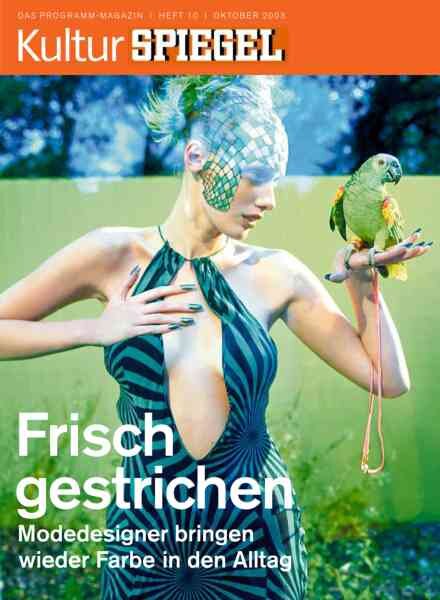 Kultur Spiegel – Oktober 2003 Cover