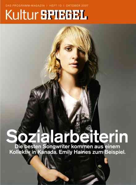 Kultur Spiegel – Oktober 2007 Cover